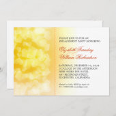 モダン婚約パーティ招待状 招待状 (正面/裏面)