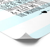 モダン子供部屋ウォールアートチャイルド祈りの言葉プリント ポスター (角)