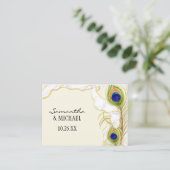 モダン孔雀の羽のリフェイクボンダマススワール エンクロージャーカード (スタンド正面)