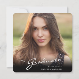 モダン学エレガント生 |トレンディー写真 案内状