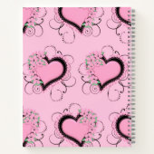 モダン学校ラブノート ノートブック (裏面)