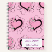 モダン学校ラブノート ノートブック (正面)