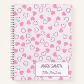 モダン学校ラブノート ノートブック (正面)