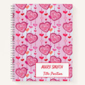 モダン学校ラブノート ノートブック (正面)