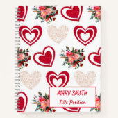 モダン学校ラブノート ノートブック (正面)