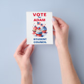 モダン学長の投票 チラシ (手)