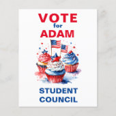 モダン学長の投票 チラシ (正面)