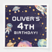 モダン宇宙ロケット宇宙船 誕生日パーティー (正面)
