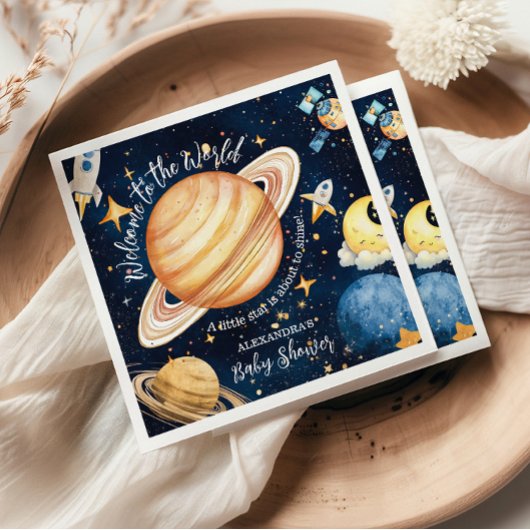 モダン宇宙外銀河系 スタンダードカクテルナプキン