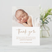 モダン宗教洗礼と《キリスト教》洗礼式や命名式 サンキューカード (スタンド正面)