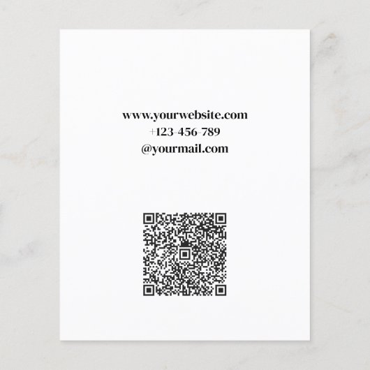 モダン実在エレガント財カスタム主 チラシ (裏面)