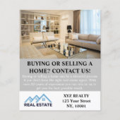 モダン実在エレガントEstate Agent Realty Photo チラシ (正面)