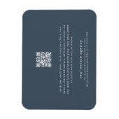 モダン実在シンプルエステートビジネスホリデイ マグネット (縦)