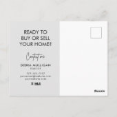 モダン実在マーケティングはがき ポストカード (裏面)