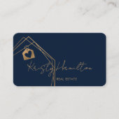 モダン実在不動産プロフェッショナル不動産仲介業者追加 名刺 (正面)
