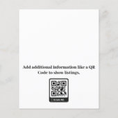 モダン実在不動産代理店上場カスタム チラシ (裏面)