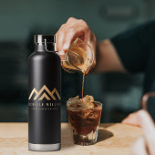 モダン実在不動産仲介業者のロゴ ウォーターボトル