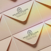 モダン実在不動産仲介業者のロゴ セルフインキングスタンプ