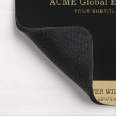 モダン実在不動産仲介業者のロゴ マウスパッド (コーナー)