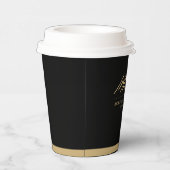 モダン実在不動産仲介業者のロゴ 紙コップ (右)