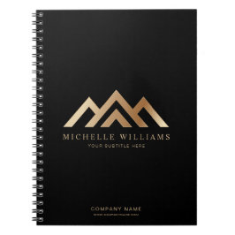 モダン実在不動産仲介業者ロゴノートボ ノートブック