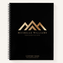 モダン実在不動産仲介業者ロゴノートボ