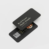 モダン実在不動産仲介業者 名刺