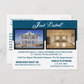 モダン実在不動産直売マーケティング ポストカード (正面/裏面)