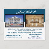 モダン実在不動産直売マーケティング ポストカード (正面)