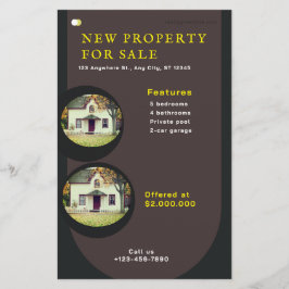 モダン実在不動産 チラシ