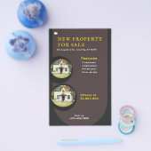 モダン実在不動産 チラシ (シングル)