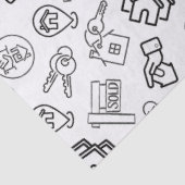 モダン実在不動産QRコードマーケティング 薄葉紙 (詳細)