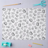 モダン実在不動産QRコードマーケティング 薄葉紙 (クラフト)