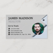 モダン実在代理 名刺 (正面)