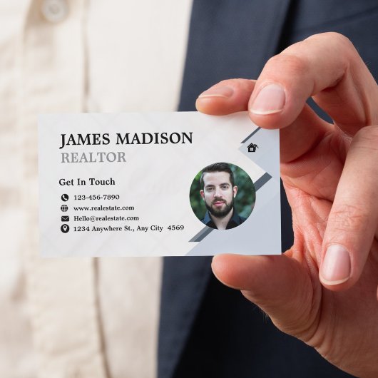 モダン実在代理 名刺