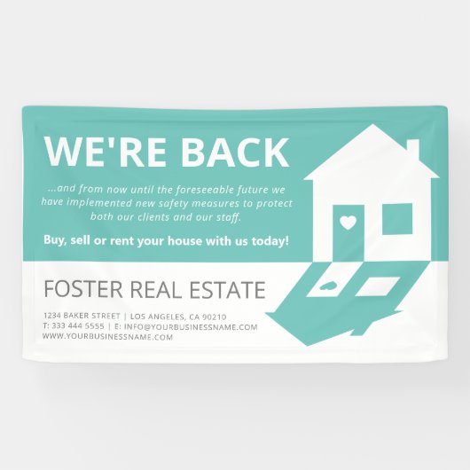 モダン実在再開業 横断幕 (横)