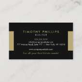 モダン実在名代理 名刺 (裏面)