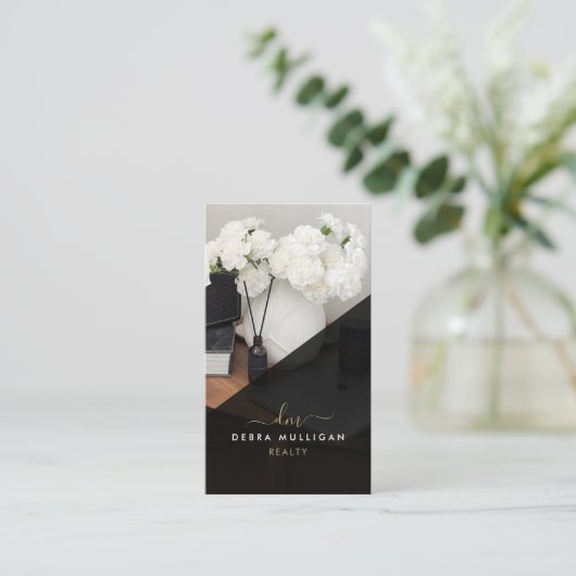 モダン実在名代理 名刺 (スタンド正面)