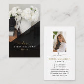 モダン実在名代理 名刺 (正面/裏面)