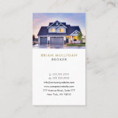 モダン実在名代理 名刺 (裏面)