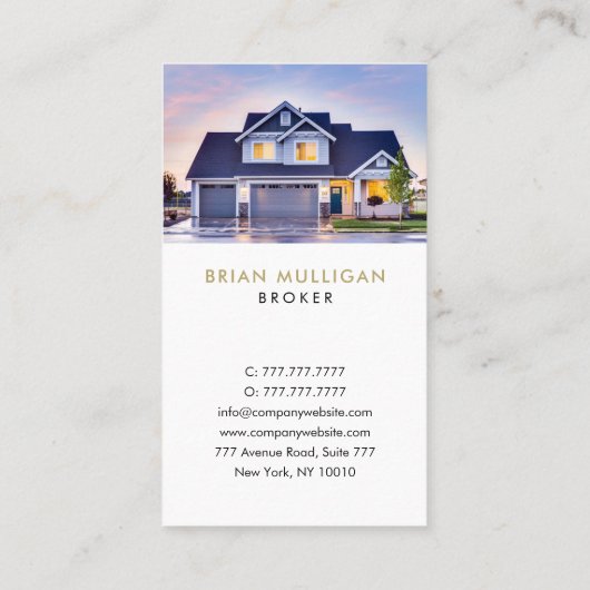 モダン実在名代理 名刺 (裏面)