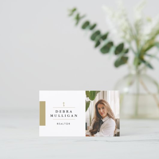 モダン実在名代理 名刺 (スタンド正面)