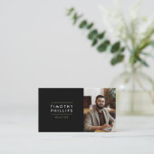 モダン実在名代理 名刺 (スタンド正面)