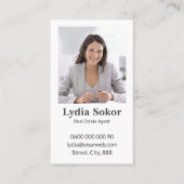 モダン実在名代理 名刺 (正面)