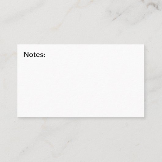 モダン実在名札 名刺 (裏面)