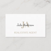 モダン実在財マーケティング事業不動産仲介業者 名刺 (裏面)