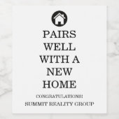 モダン実在財団祝賀贈呈ラベル ワインラベル (シングルラベル)