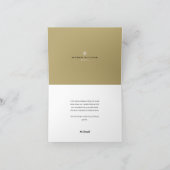 モダン実在財産サンキューカード – モノグラム サンキューカード (内部)