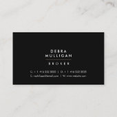 モダン実在 Estate名刺（横） 名刺 (裏面)