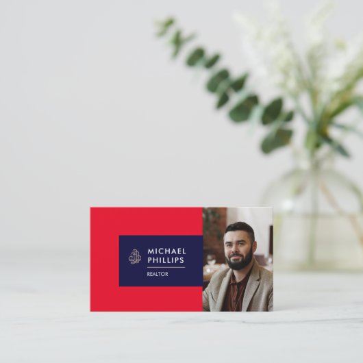 モダン実在 Estate名刺（横） 名刺 (スタンド正面)